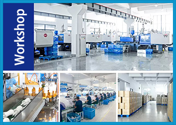 Manufacturing workshop of plastic spray bottles Manufacturing workshop of plastic spray bottles