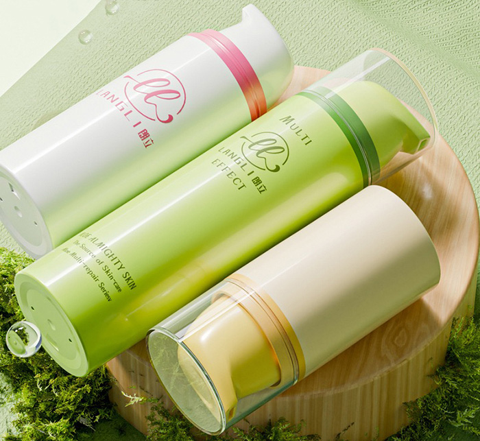 Decoration of airless pump bottles